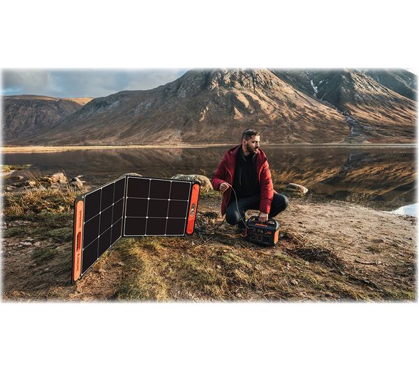 Jackery SolarSaga 100W Solar Panel - Black & Orange | 263-80-0100-EUOR04