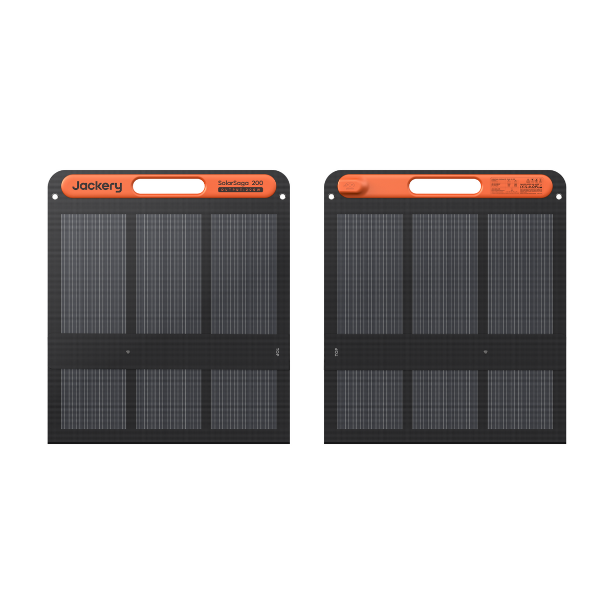 Jackery SolarSaga 200W Solar Panel - Black & Orange | 263-80-0200-USOR02