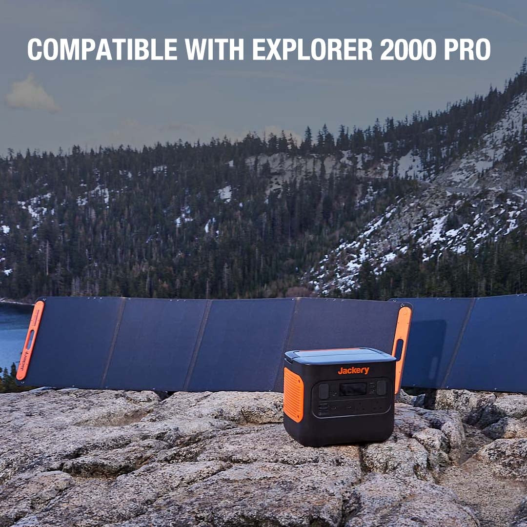 Jackery SolarSaga 200W Solar Panel - Black & Orange | 263-80-0200-USOR02