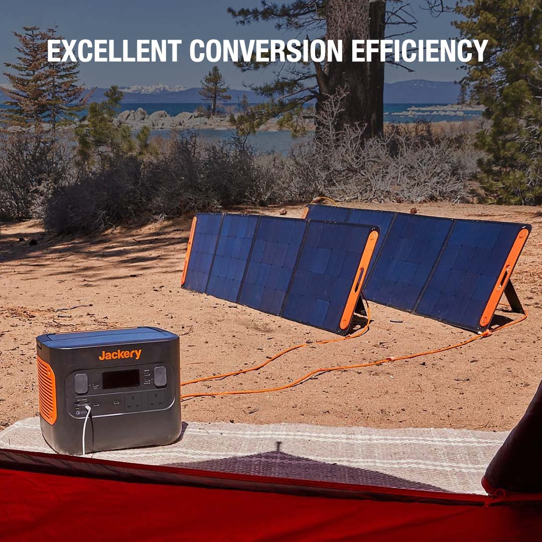 Jackery SolarSaga 200W Solar Panel - Black & Orange | 263-80-0200-USOR02