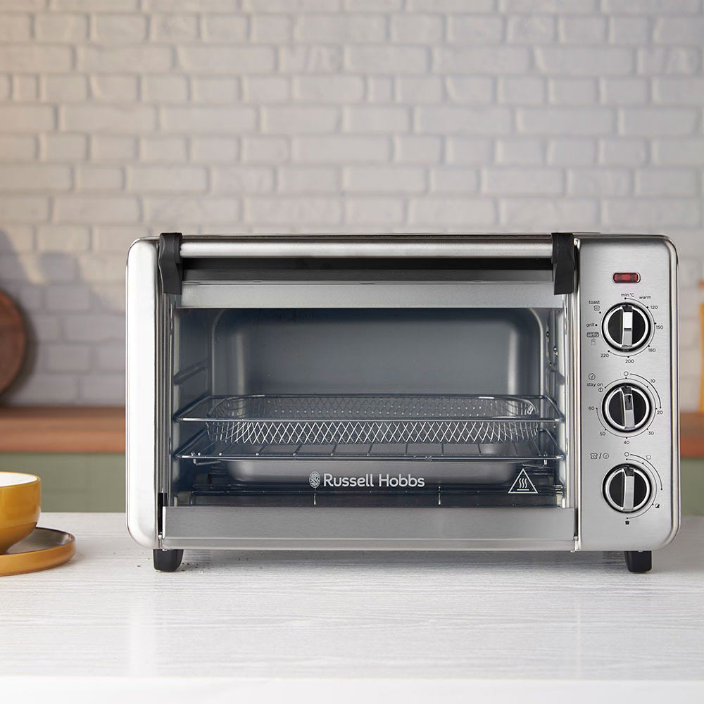 Russell Hobbs Express Mini Oven Air Fryer - Silver | 26680 from Russell Hobbs - DID Electrical