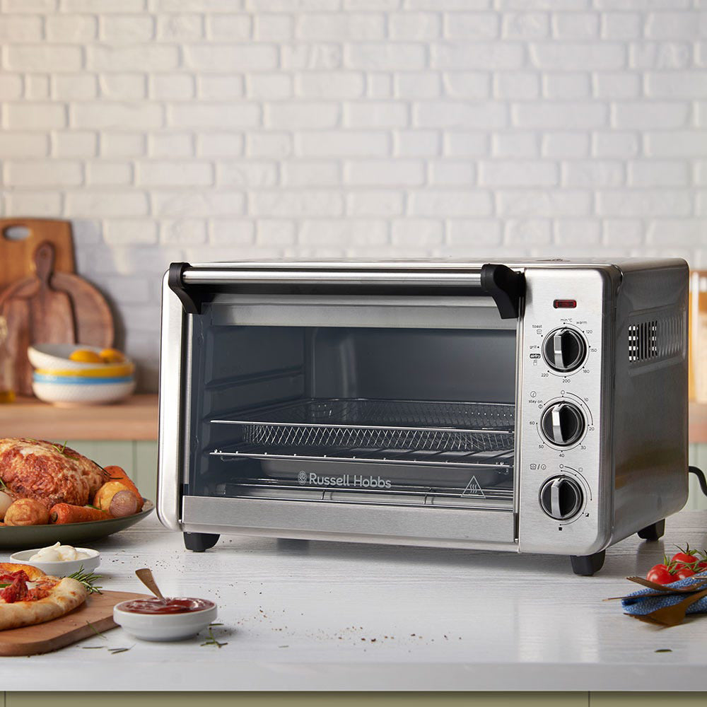 Russell Hobbs Express Mini Oven Air Fryer - Silver | 26680 from Russell Hobbs - DID Electrical