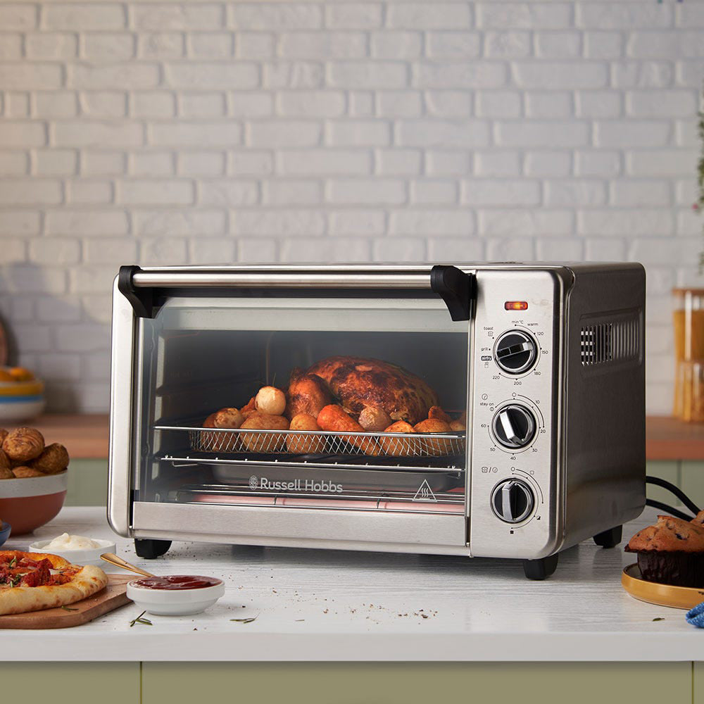 Russell Hobbs Express Mini Oven Air Fryer - Silver | 26680 from Russell Hobbs - DID Electrical