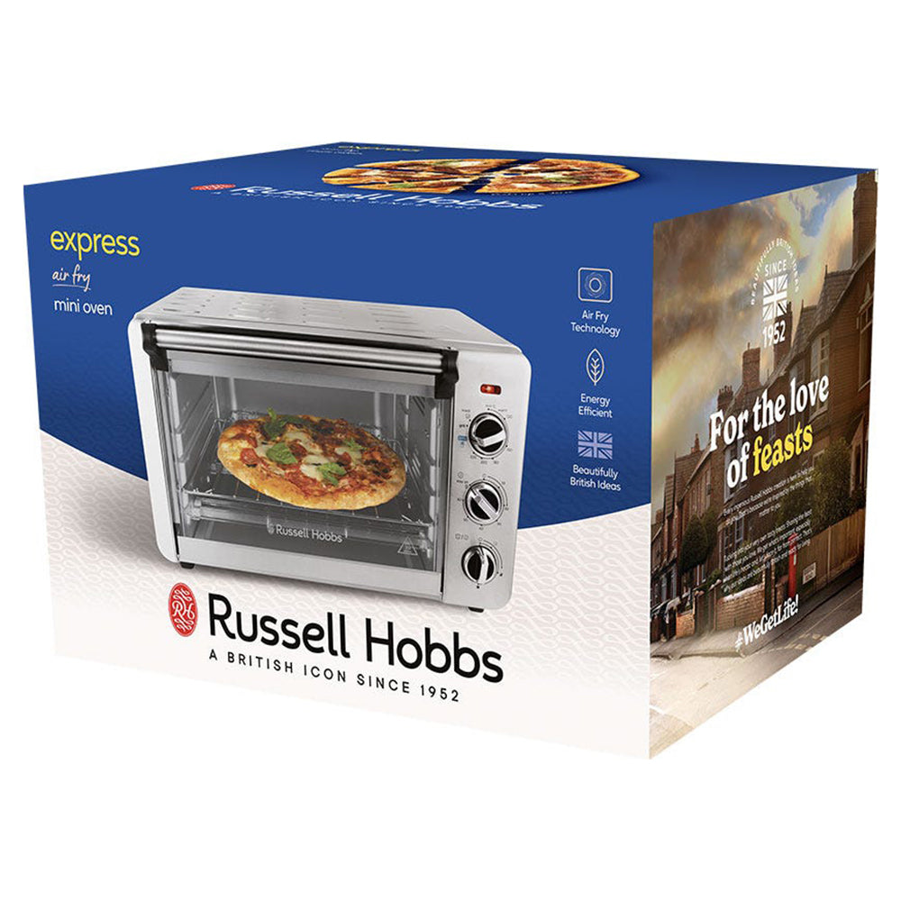 Russell Hobbs Express Mini Oven Air Fryer - Silver | 26680 from Russell Hobbs - DID Electrical