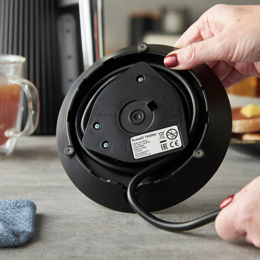 Russell Hobbs Bronte 1.7L Kettle - Black | 26750 from Russell Hobbs - DID Electrical