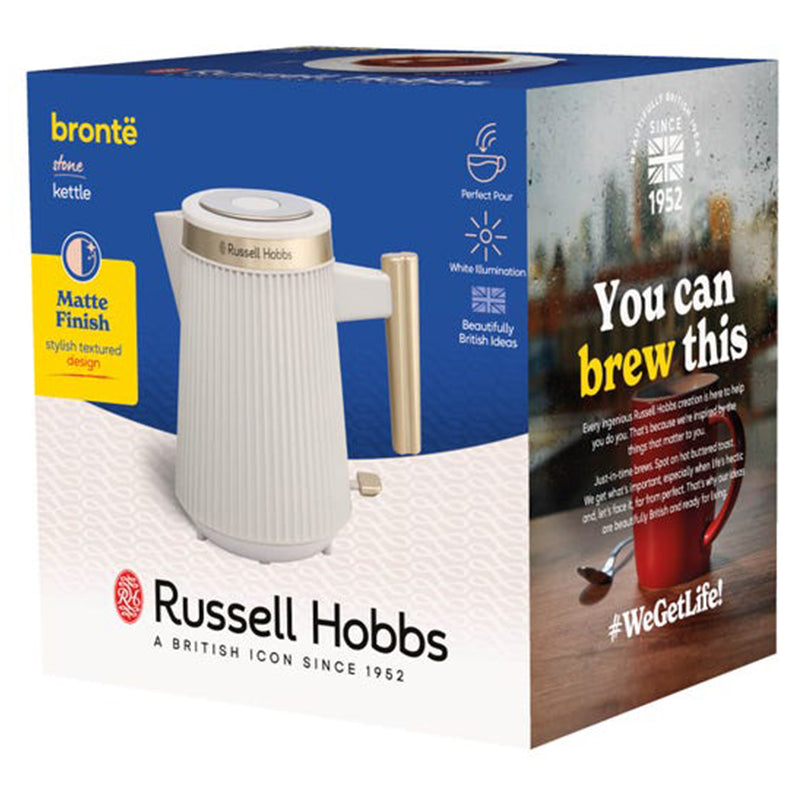 Russell Hobbs Brontë 1.7L Kettle - Stone | 26751 from Russell Hobbs - DID Electrical