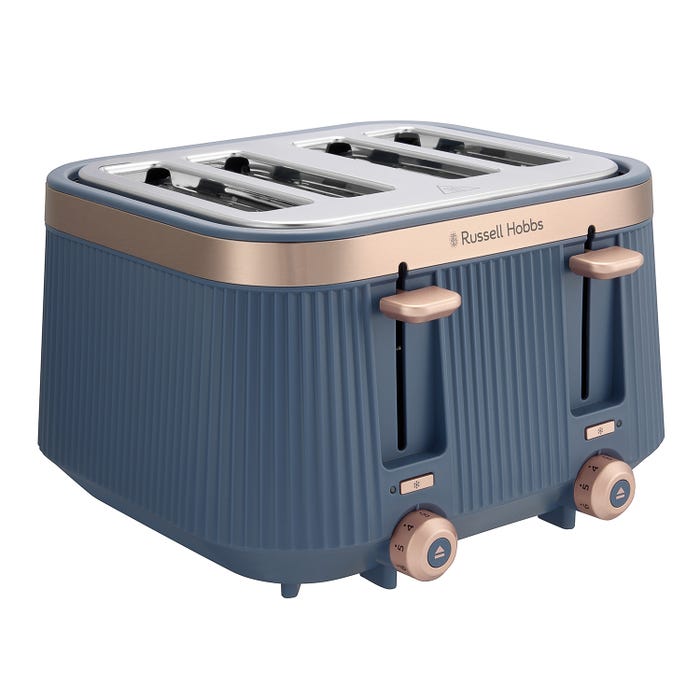 Russell Hobbs Brontë 4 Slice Toaster - Navy Blue | 26772