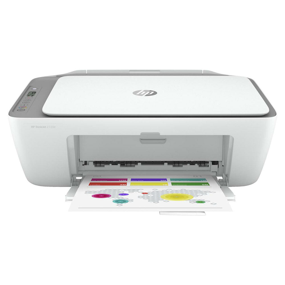 HP DeskJet 2720e All-in-One Printer - White | 26K67B from HP - DID Electrical
