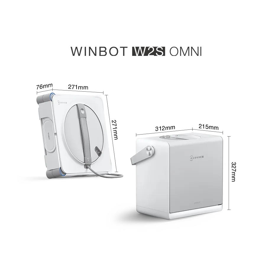 Ecovacs Winbot W2S Omni Window Cleaning Robot | 270-WG893-12