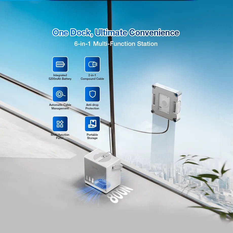 Ecovacs Winbot W2S Omni Window Cleaning Robot | 270-WG893-12