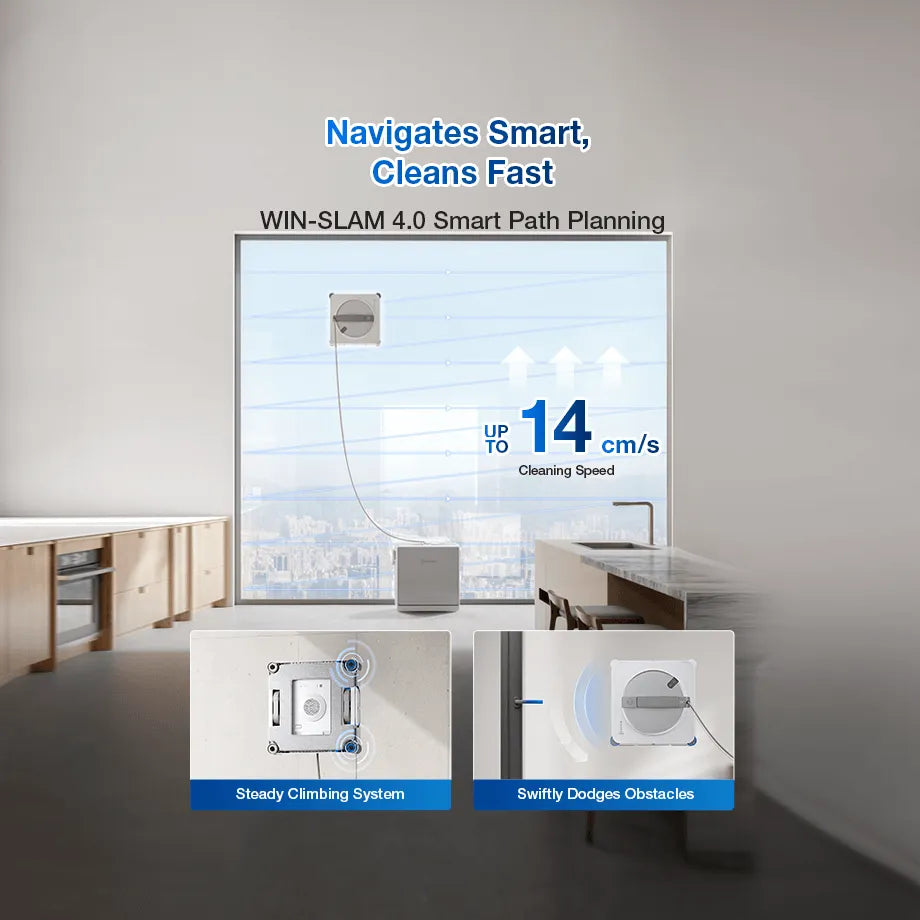 Ecovacs Winbot W2S Omni Window Cleaning Robot | 270-WG893-12