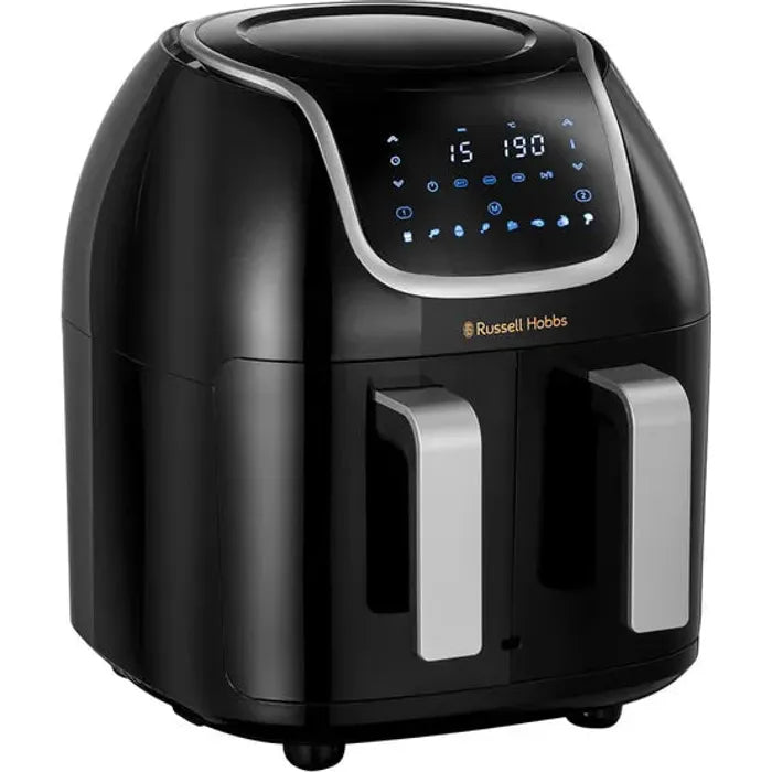 Russell Hobbs Satisfry Snappi 8.5L 1800W Dual Basket Air Fryer - Black | 27290 from Russell Hobbs - DID Electrical