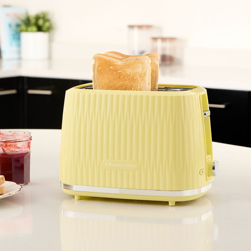 Russell Hobbs Eden 2 Slice Toaster - Lemon | 27373 from Russell Hobbs - DID Electrical