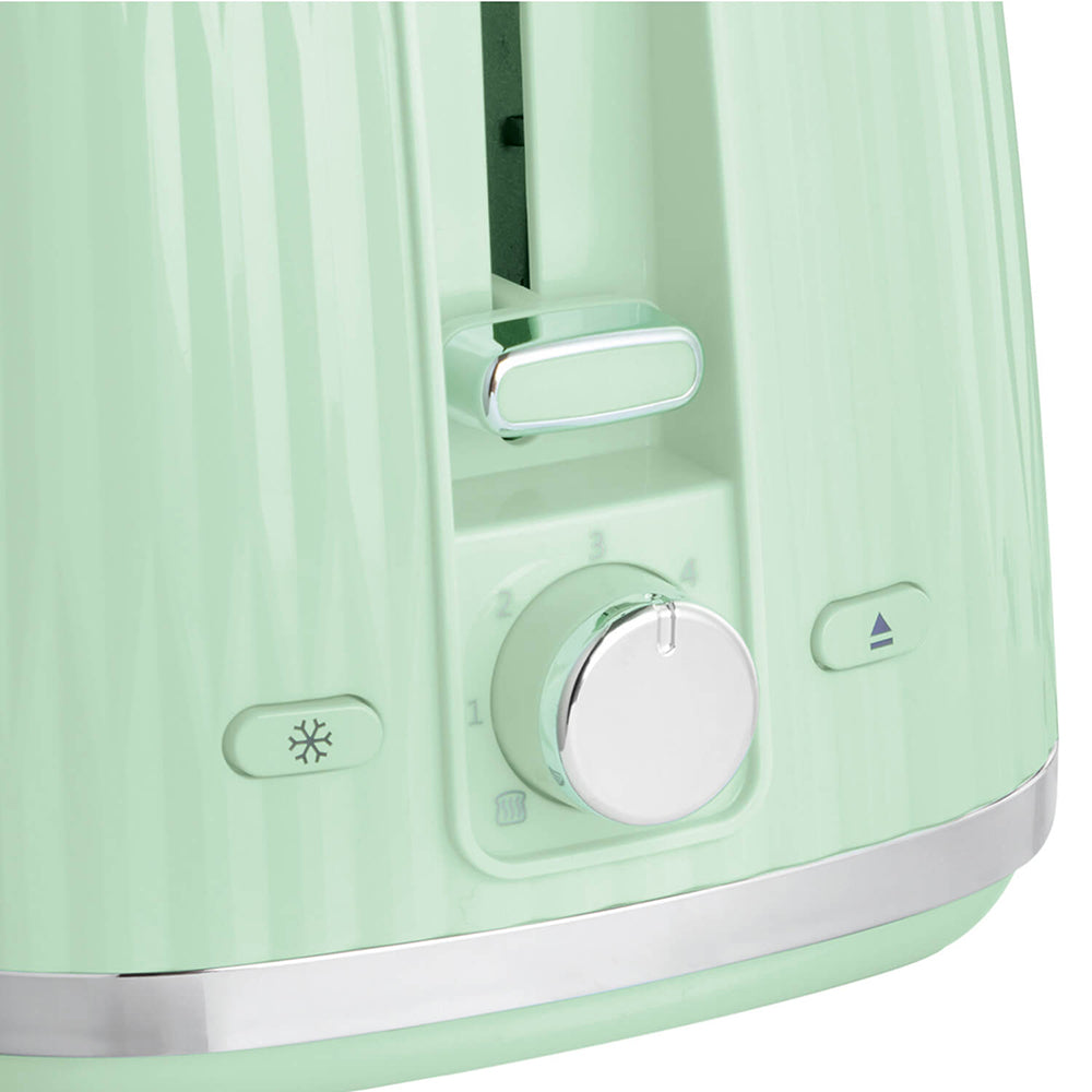 Russell Hobbs Eden 2 Slice Toaster - Pistachio | 27374 from Russell Hobbs - DID Electrical