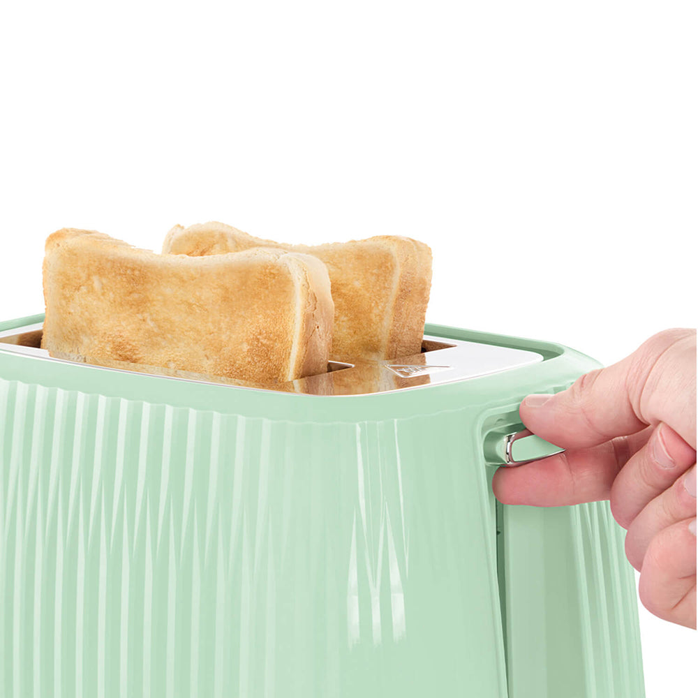 Russell Hobbs Eden 2 Slice Toaster - Pistachio | 27374 from Russell Hobbs - DID Electrical