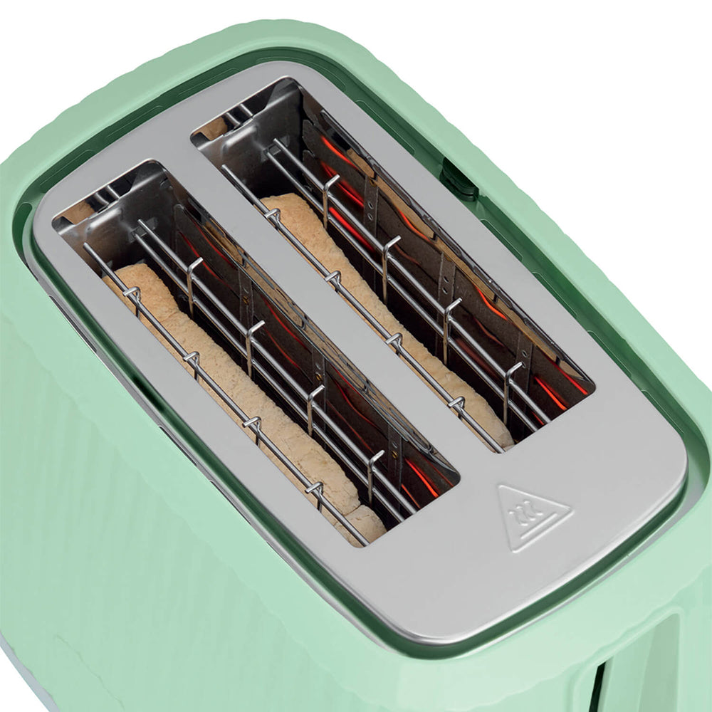 Russell Hobbs Eden 2 Slice Toaster - Pistachio | 27374 from Russell Hobbs - DID Electrical