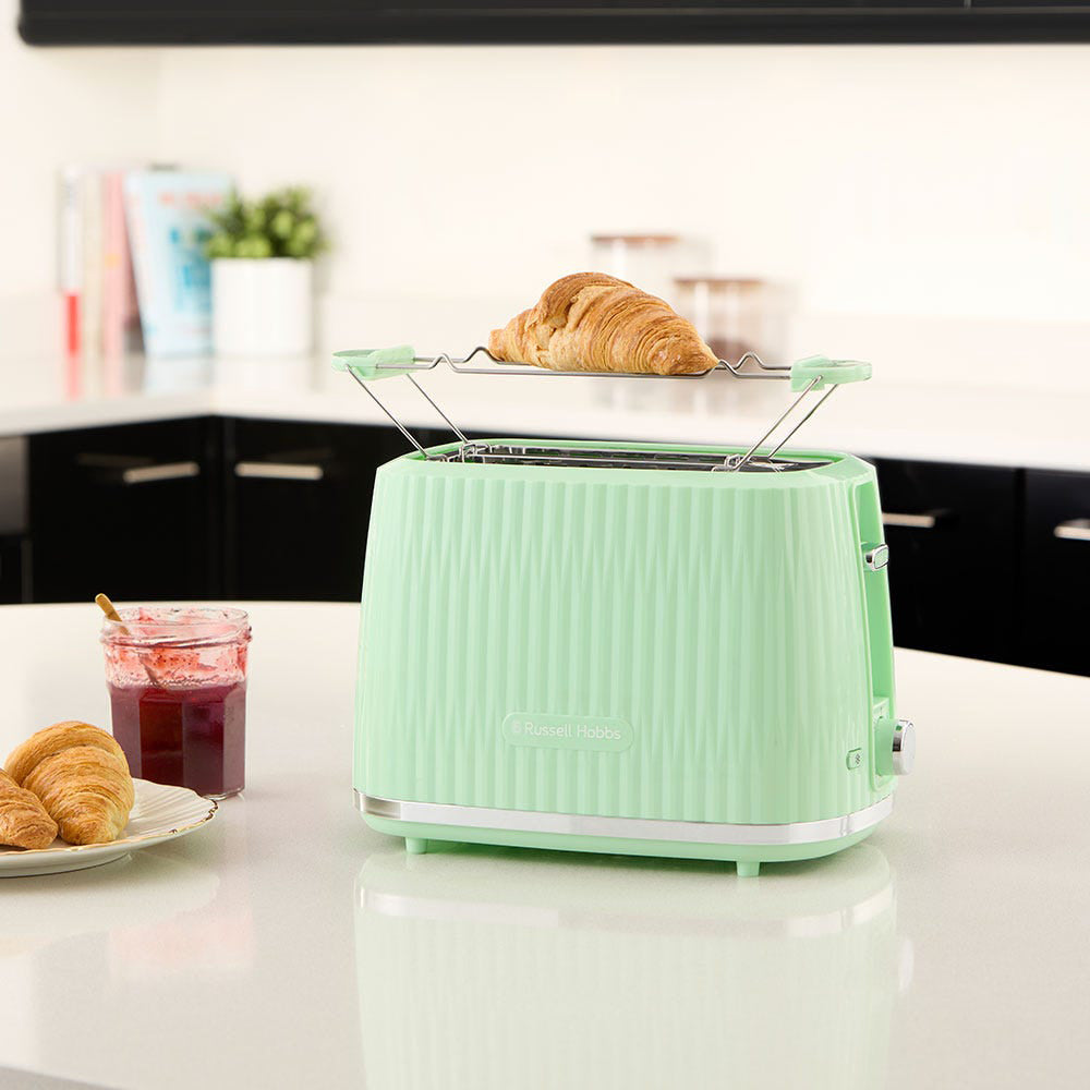 Russell Hobbs Eden 2 Slice Toaster - Pistachio | 27374 from Russell Hobbs - DID Electrical