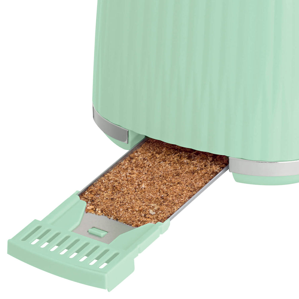 Russell Hobbs Eden 2 Slice Toaster - Pistachio | 27374 from Russell Hobbs - DID Electrical