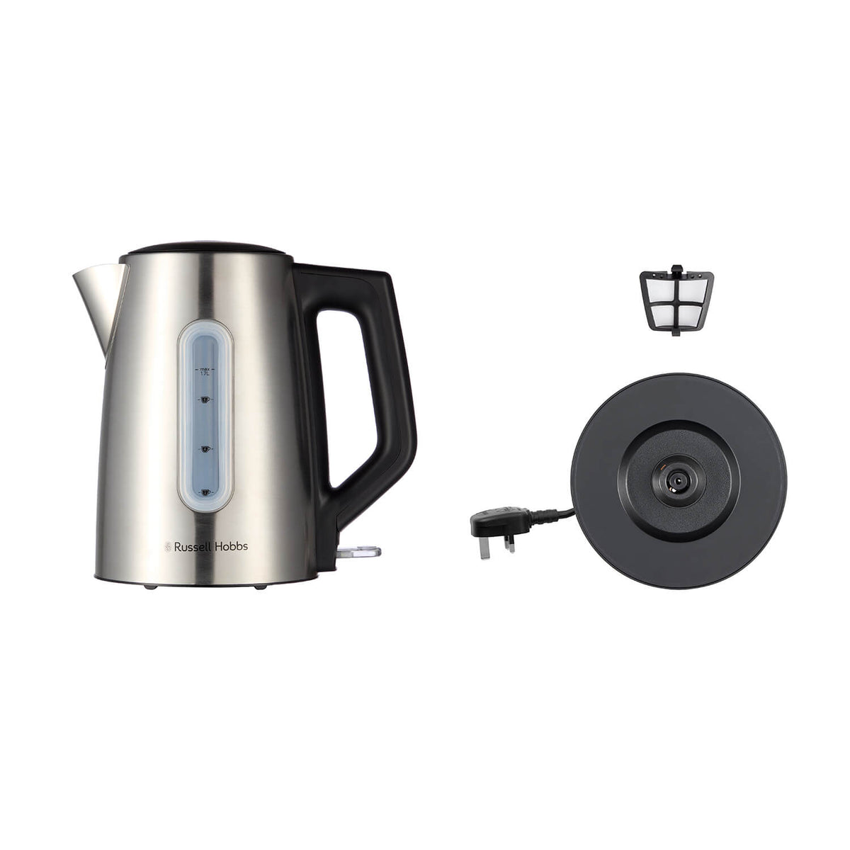 Russell Hobbs Classics Illuminated Kettle - Brushed Stainless Steel | 27380 from Russell Hobbs - DID Electrical