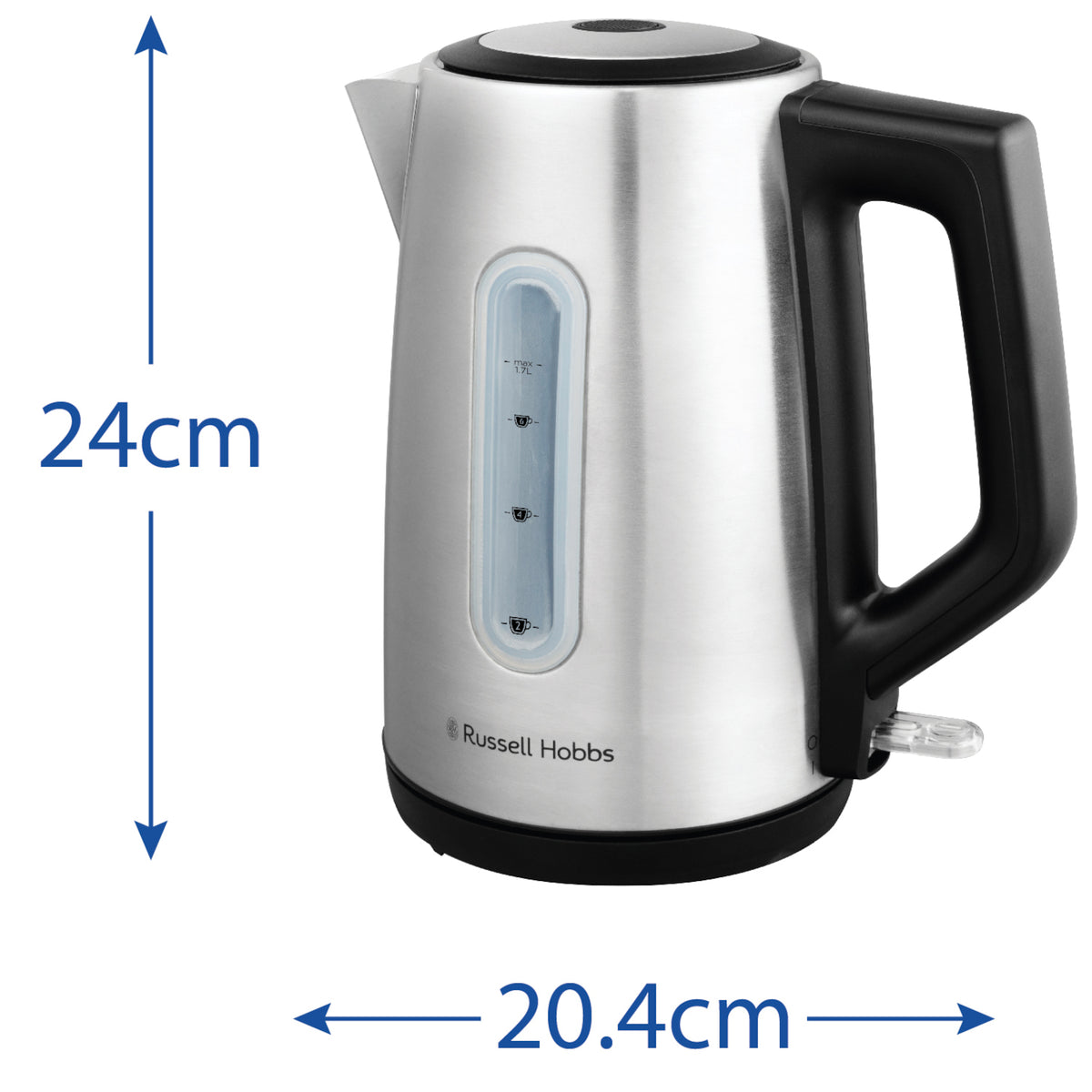 Russell Hobbs Classics Illuminated 1.7L Kettle - Brushed Stainless Steel | 27380