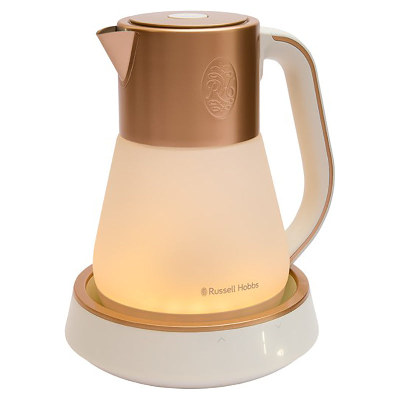 Russell Hobbs Calm 3000W Kettle - White &amp; Copper | 27450 from Russell Hobbs - DID Electrical