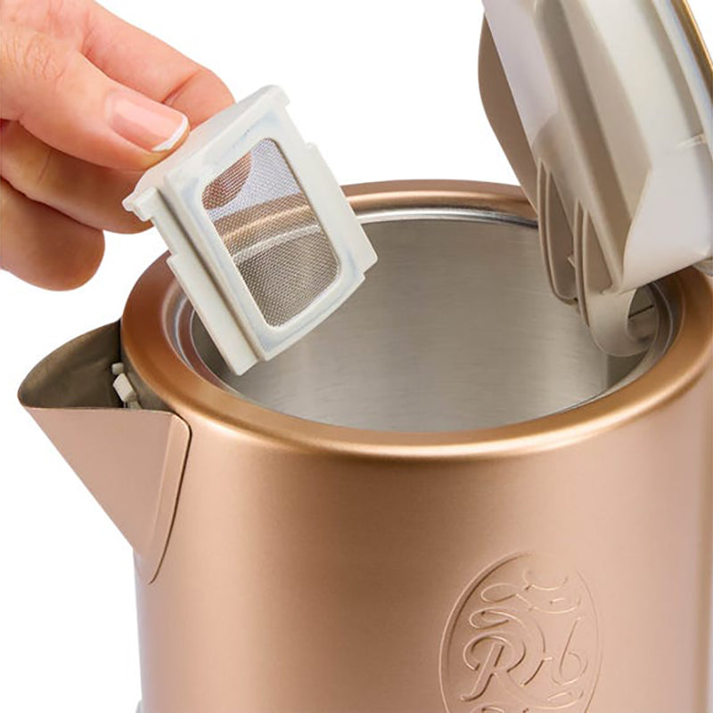 Russell Hobbs Calm 3000W Kettle - White & Copper | 27450 from Russell Hobbs - DID Electrical