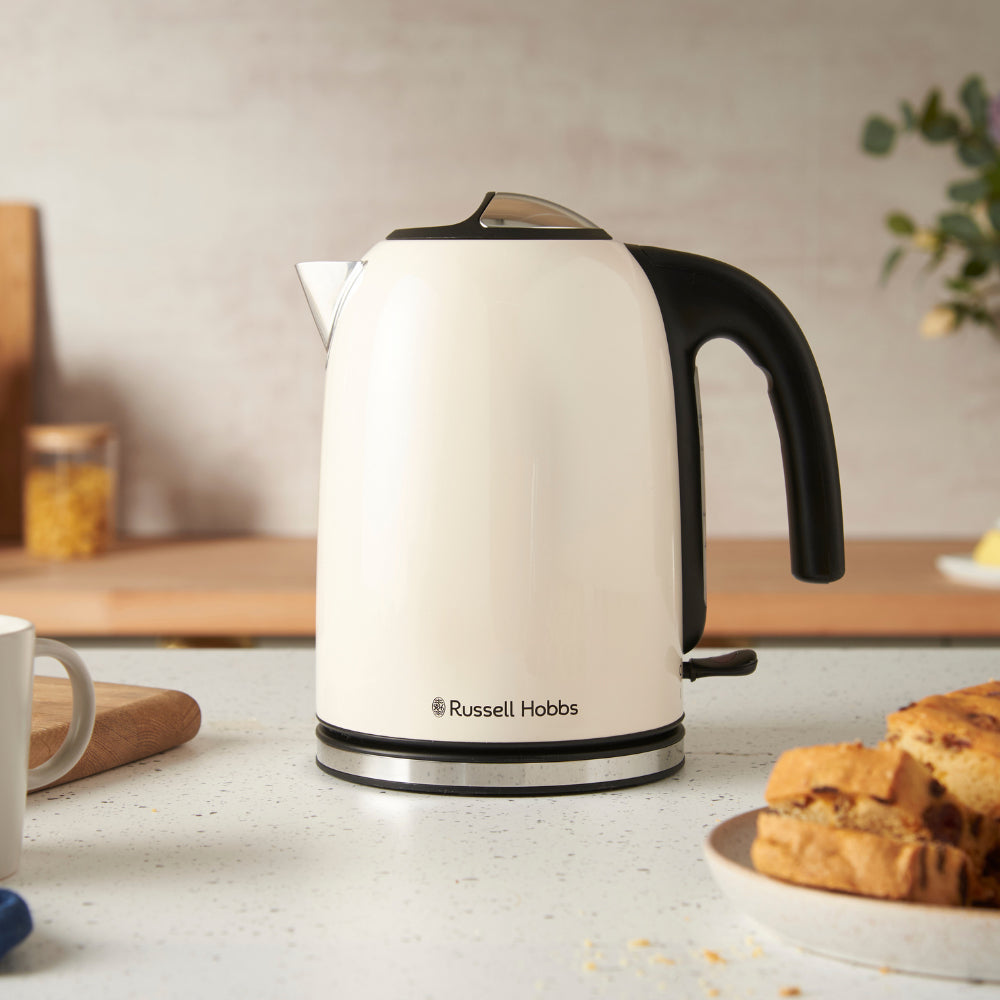 Russell Hobbs Classics 1.7L Kettle - Jasmine White | 28510 from Russell Hobbs - DID Electrical