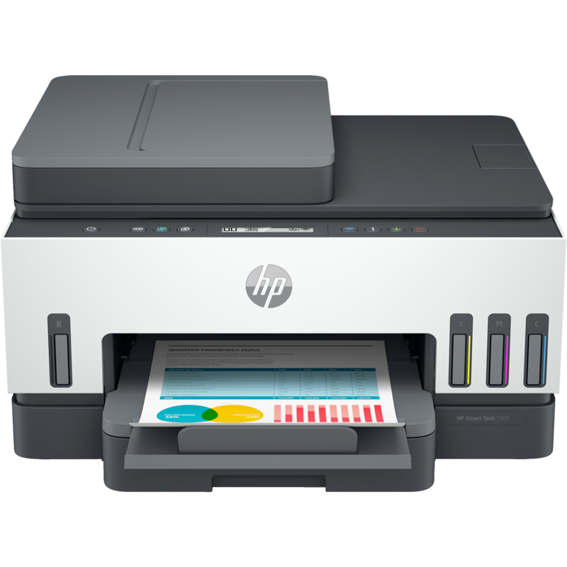 HP Smart Tank 7305 All-in-One Printer - Grey & White | 28B75A from HP - DID Electrical