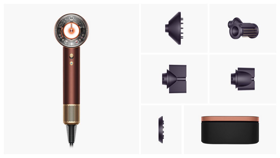 Dyson Supersonic Nural Hair Dryer for Straight & Wavy Hair - Plum & Copper | 292719-01