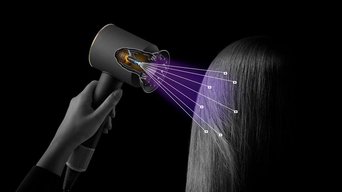 Dyson Supersonic Nural Hair Dryer for Straight & Wavy Hair - Plum & Copper | 292719-01
