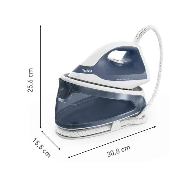 Tefal Express Optimal Steam Generator Iron - Blue | SV4110G0 from Tefal - DID Electrical