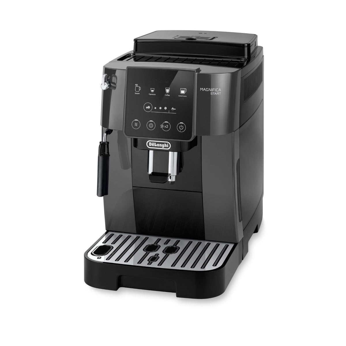 DeLonghi Magnifica Start 1.8L Bean to Cup Automatic Coffee Machine - Grey Black | ECAM220.22GB