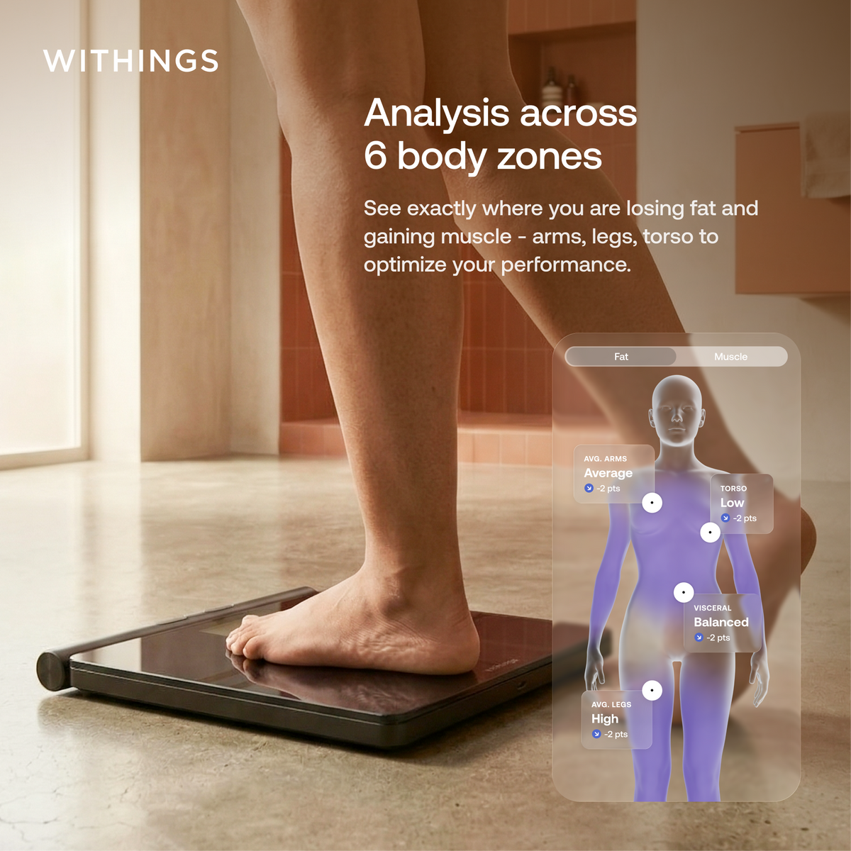 Withings BodyFit Smart Scale - Black | WBS16-BLACK-ALL-INT