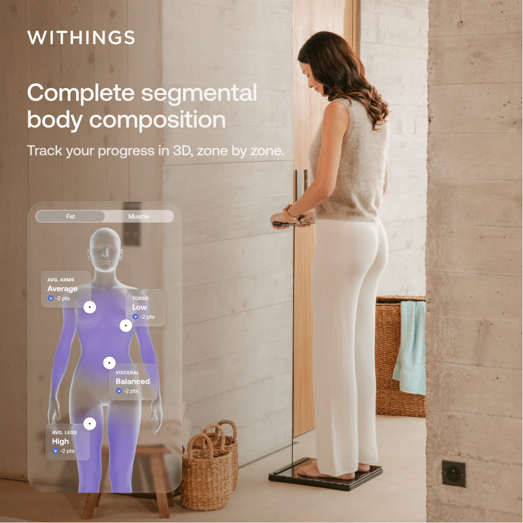 Withings BodyScan 2 Smart Scale - Black | WBS15-BLACK-ALL-INT
