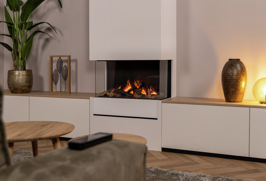 Dimplex 3 Step Multi Optimyst Built-In Electric Fire - Black | 3-STEP-RGB-EU