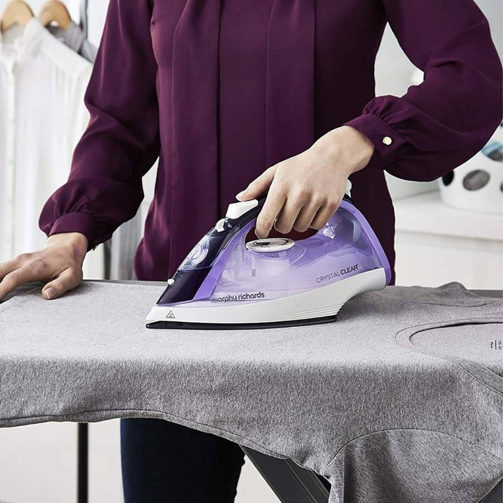 Morphy Richards 2400W Crystal Clear Amethyst Steam Iron - Purple | 300301 from Morphy Richards - DID Electrical