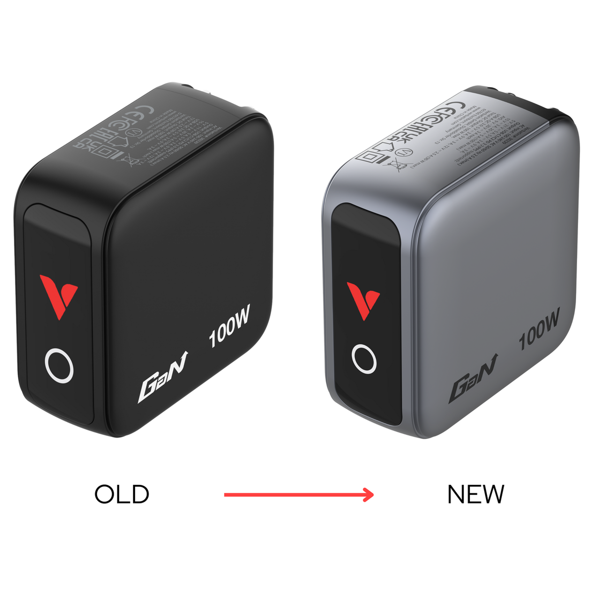 Verbatim 100W Mini GaN Charger with Display | 30239
