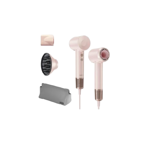 Laifen Swift Premium High Speed Hairdryer with Attachments & Carry Case - Pink & Gold | 320460