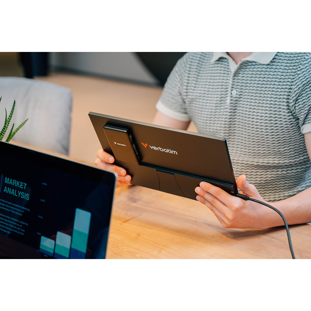 Verbatim Light Series 14" Full HD Wireless Portable Touchscreen Monitor - Black | 32088 from Verbatim - DID Electrical