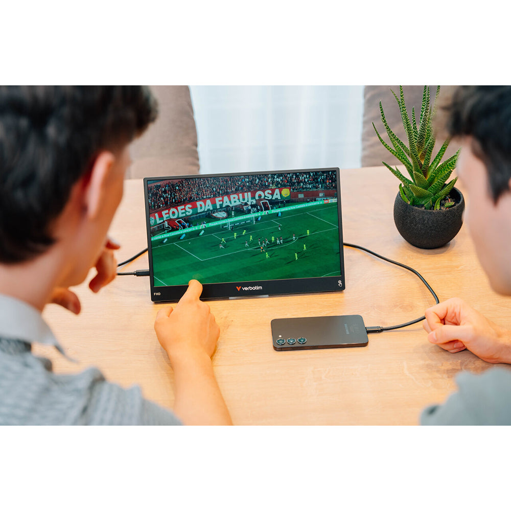 Verbatim Light Series 14" Full HD Wireless Portable Touchscreen Monitor - Black | 32088 from Verbatim - DID Electrical