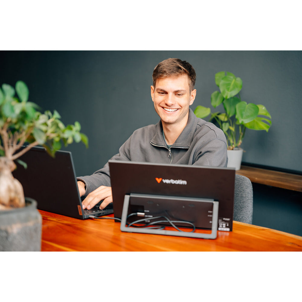 Verbatim Light Series 15.6" Full HD Portable Monitor - Black | 32401 from Verbatim - DID Electrical