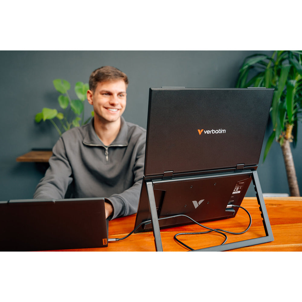 Verbatim 15.6" Full HD Dual Portable Monitor - Black | 32403 from Verbatim - DID Electrical