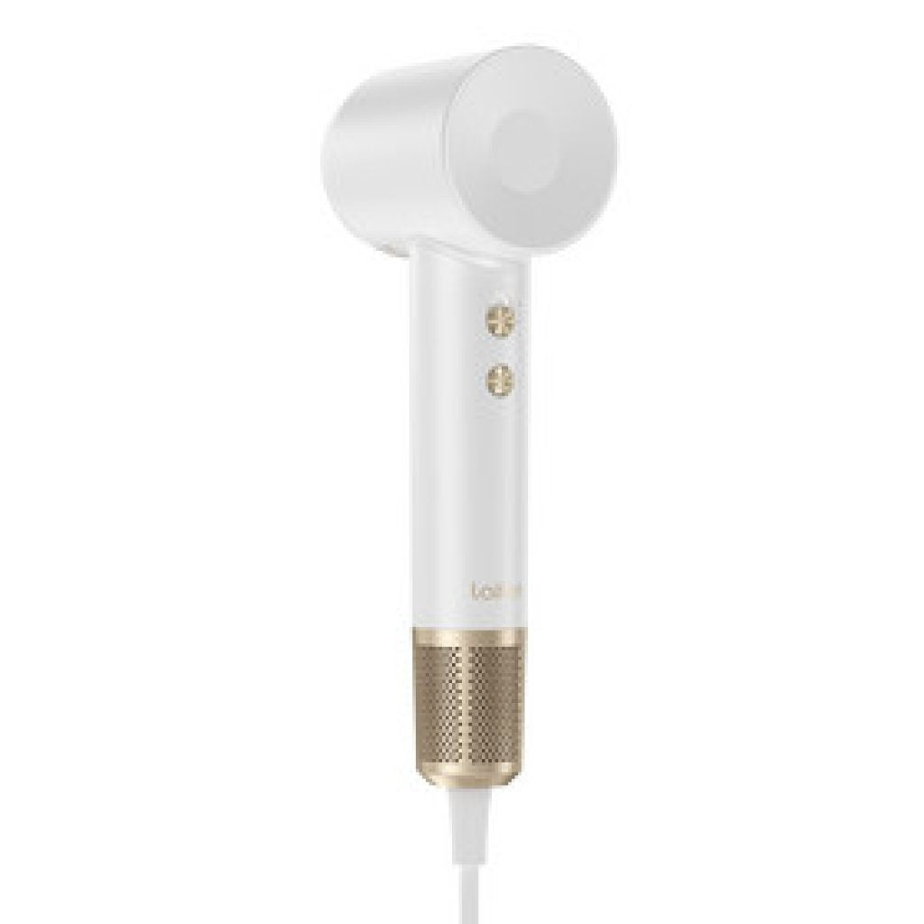 Laifen Swift Premium High Speed Hairdryer with Attachments & Carry Case - White & Gold | 32484