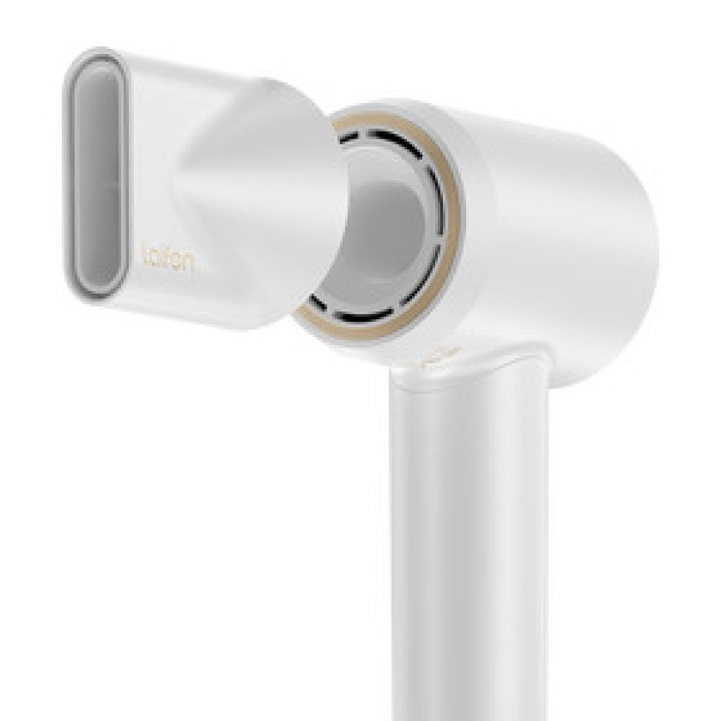 Laifen Swift Premium High Speed Hairdryer with Attachments & Carry Case - White & Gold | 32484