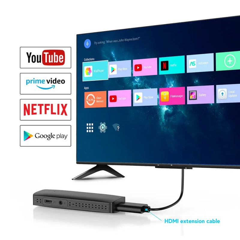 Android TV Stick 4K Ultra HD - Black | 33079 from Android TV Stick - DID Electrical