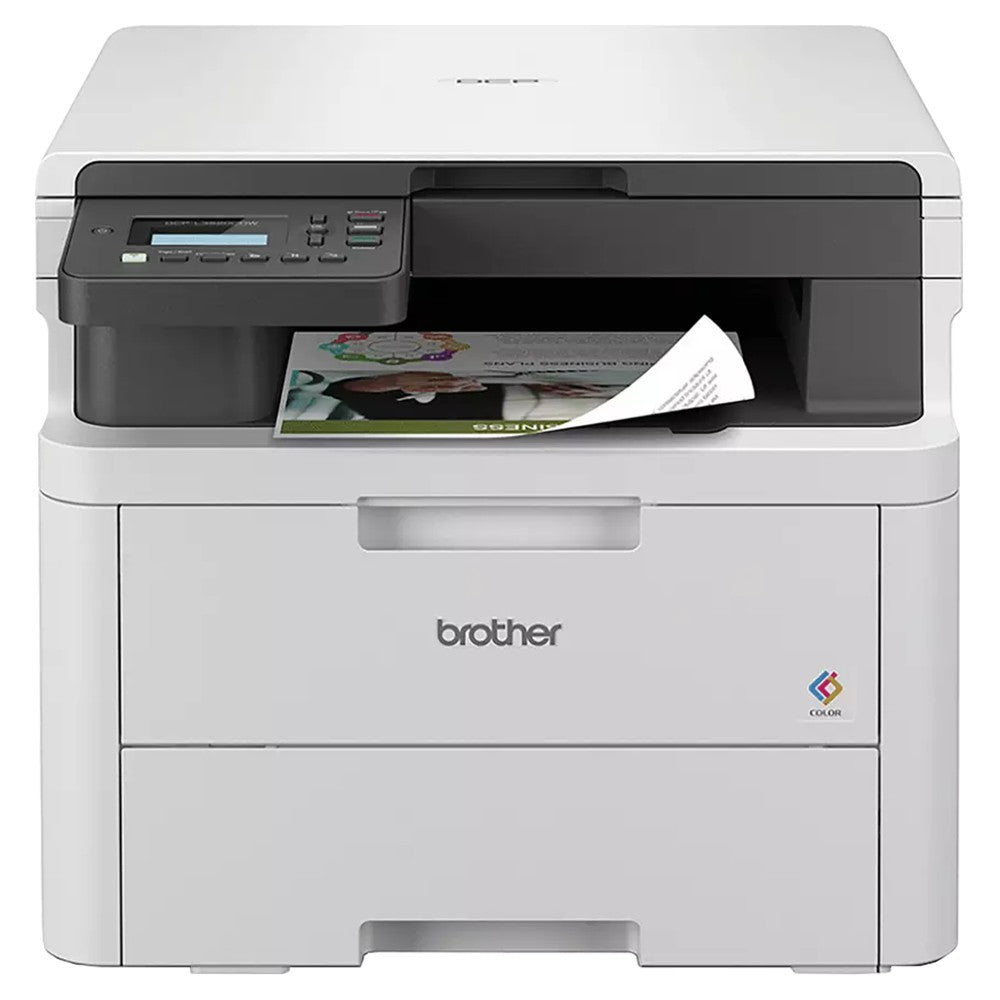 Brother 3-In-1 Multifunction Wireless Laser LED Printer - White | DCPL3520CDWE from Brother - DID Electrical