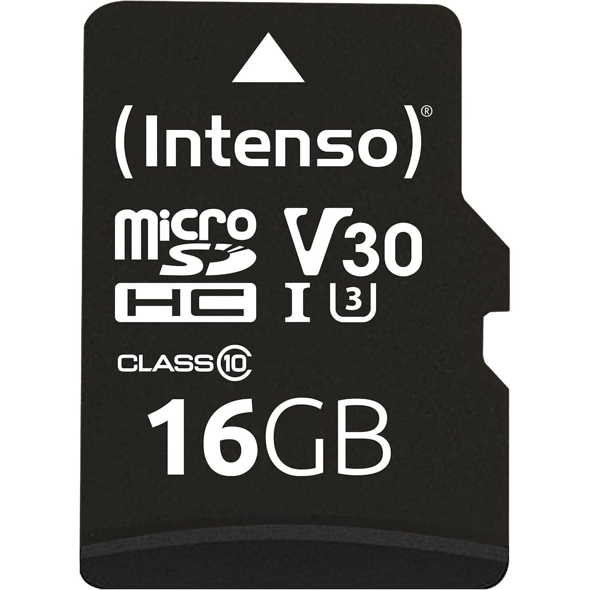 Intenso MicroSD UHS-I Class 10 16GB Memory Card - Black | 3433470 from Intenso - DID Electrical