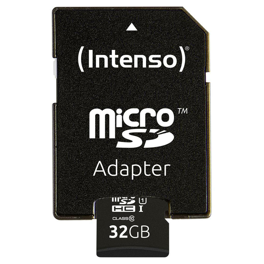 Intenso 32GB MicroSDHC UHS-I Class 10 Memory Card - Black | 3433480 from Nextbase - DID Electrical