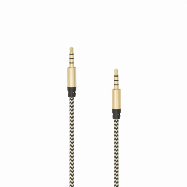 Sbox 1.5M 3.5MM Male Audio AUX Cable - Gold | 3535-1.5G from Sbox - DID Electrical