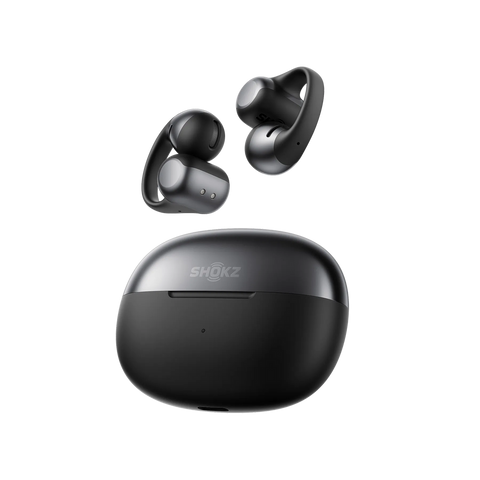 Shokz OpenDots ONE Open-Ear Wireless Earbuds - Black | 38-E310-ST-BK